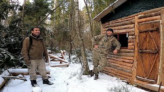 Чуть не завалило избу||Встретились с другом||Зимний ветровал||