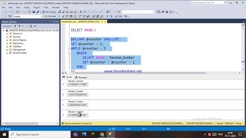 73.MATHEMATICAL FUNCTIONS - POWER,SQRT,SIGN,SQUARE,RAND IN SQL