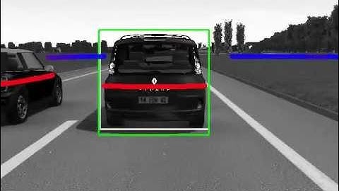 Vehicle Detection and Tracking with a laser and a camera (virtual environment)