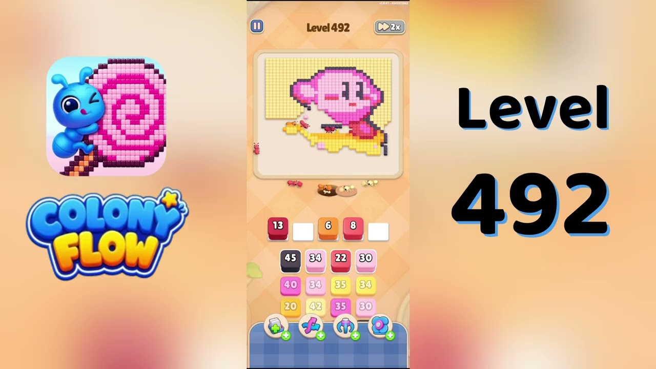 Colony Flow Level 492 Walkthrough | Full Gameplay | Solutionguruji