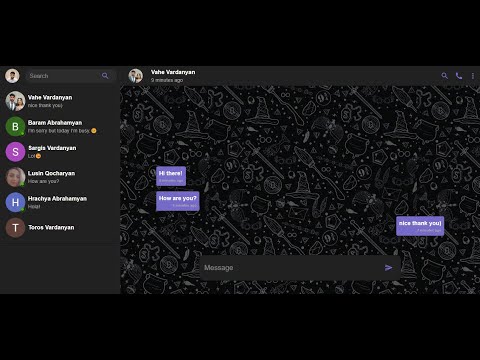 Chat app using react & firebase