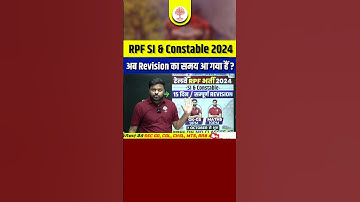 RPF SI & Constable 2024 | Revision Start कर दीजिए - #rpfnewupdate #rpfsi2024 #satyamsir_mdclasses