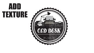 How to add texture in illustrator using transparency mask