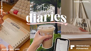 a productive week of a jhs student— 💟 busy bee, grinding PTs, errands ft. pdfelement || jhs diaries