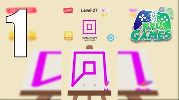 Line Paint! Gameplay Walkthrough #1 (Android, IOS)