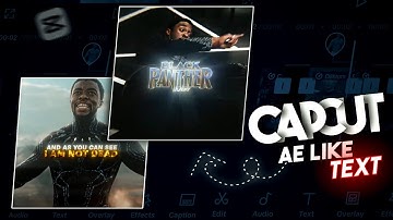 How to make Ae like text on Capcut..!!