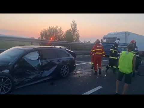 Accident Autostrada A1 Sebeș-Deva 21 iulie 2025