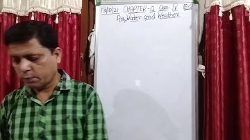 Class IV EVS 13 10 2021 by Mr Rupesh Chapter 12 Air Water and Weather