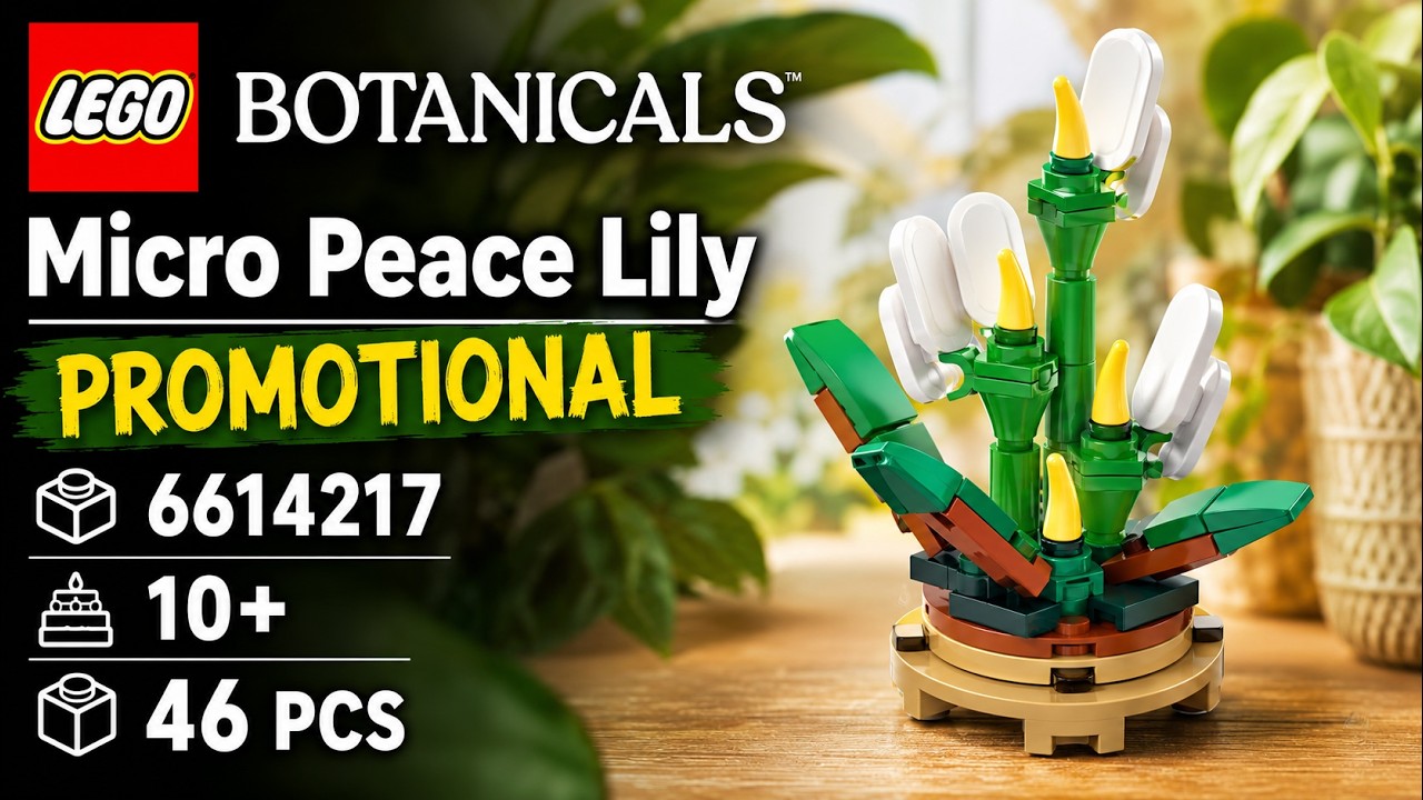 Micro Peace Lily LEGO instructions