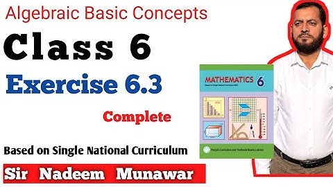 Class 6 Exercise 6.3 SNC Maths Ex 6.3 PCTB Maths Find coefficient, variable constant  in Urdu Hindi