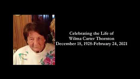 Wilma Carter Thornton memorial service
