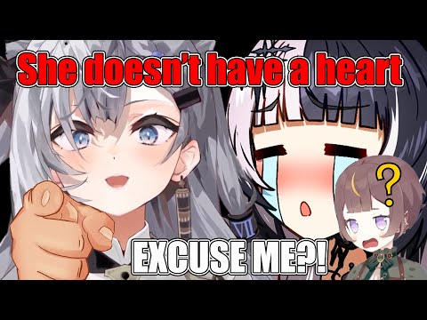 Zeta: She doesn't have a heart. Shiori: ...