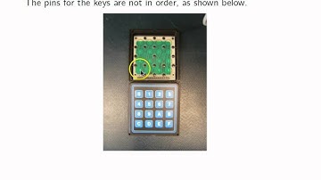 Using keypads in digital circuits
