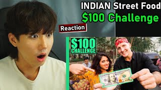 INDIAN Street Food $100 CHALLENGE in MUMBAI! - KOREAN reaction by Brian Lee