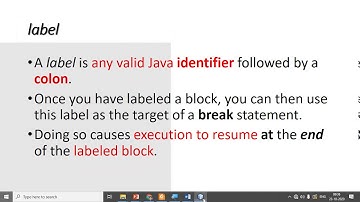 Break Label, Continue and Return keywords in Java