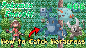 How to Catch Heracross! Pokémon Emerald Walkthrough - Part 66