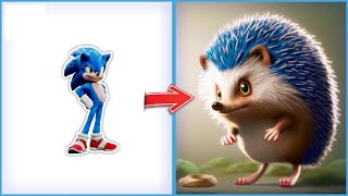 This is fantastic! This is what SONIC characters look like in REAL LIFE!
