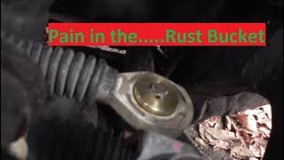 Installing Speed Source shift cable bushing kit / push rod extender for Corolla XRS (05-06)