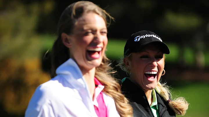 Natalie Gulbis gives golf lesson to Sports Illustr...
