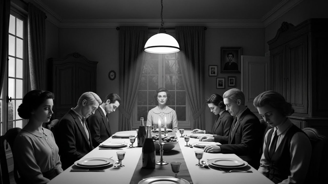 Une histoire terrifiante : un dîner de famille — personne n’a survécu, sauf l’hôtesse.
