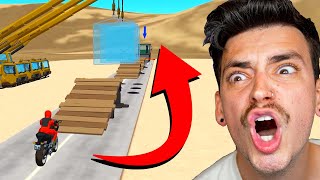 Crashing My Motorcycle A MILLION TIMES! (Obstacle Race: Destroying Simulator)