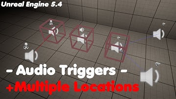 Horror Game Series 3: Audio Trigger System with Multiple Locations for Unreal Engine 5