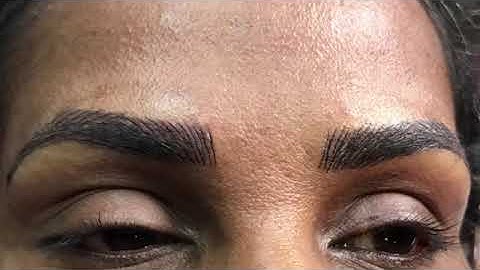 Amazing Brow Transformation through Microblading Technique: Before and After