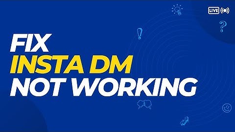 How To Fix Instagram DM Network request failed 2022| Can