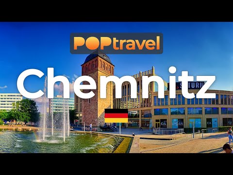 Walking in CHEMNITZ / Germany 🇩🇪 - 4K 60fps (UHD)
