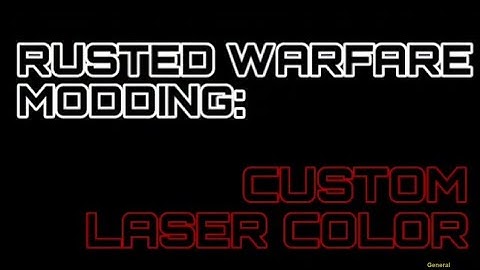 Rusted Warfare Modding: Custom Laser Color