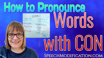 How to Pronounce Control, Concept, Consider, Conduct, Concert: Words that start with CON