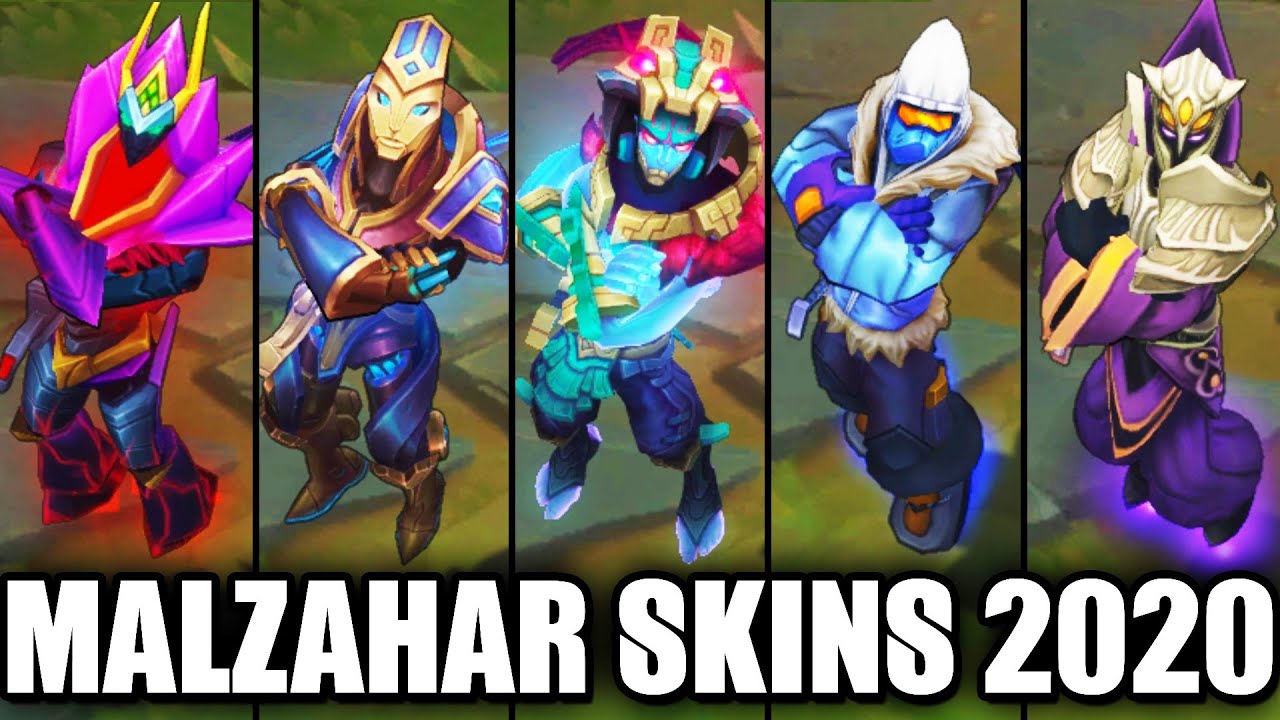 All Malzahar Skins Spotlight 2020 (League of Legends) - YouTube