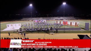 "Kubrick"  2024 performance at Bands of America (BOA) CA Regional Championships 2024 - 11.02.24