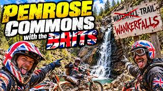 Penrose Commons with the Brits - Waterfall trail is renamed to Wankerfalls