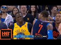 Carmelo Anthony Gets Technical Foul / GS Warriors vs Thunder