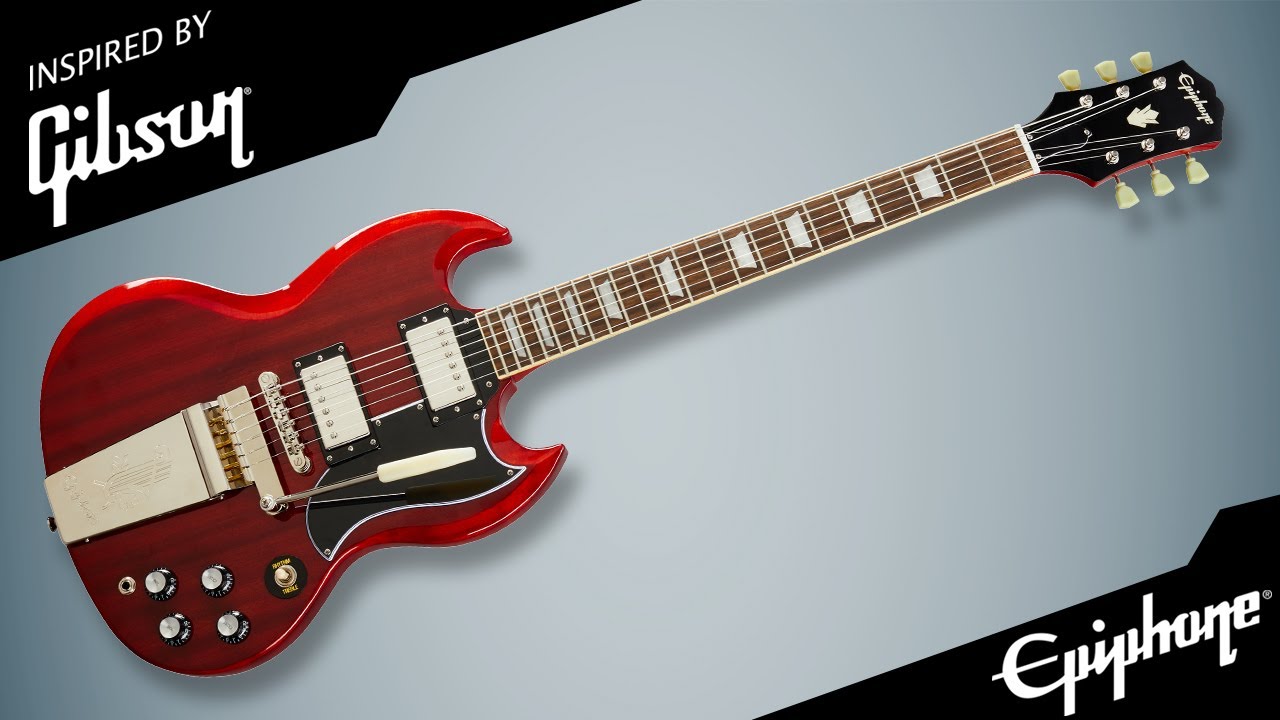 Epiphone SG Standard 61 Maestro Vibrola Vintage Cherry sound & review