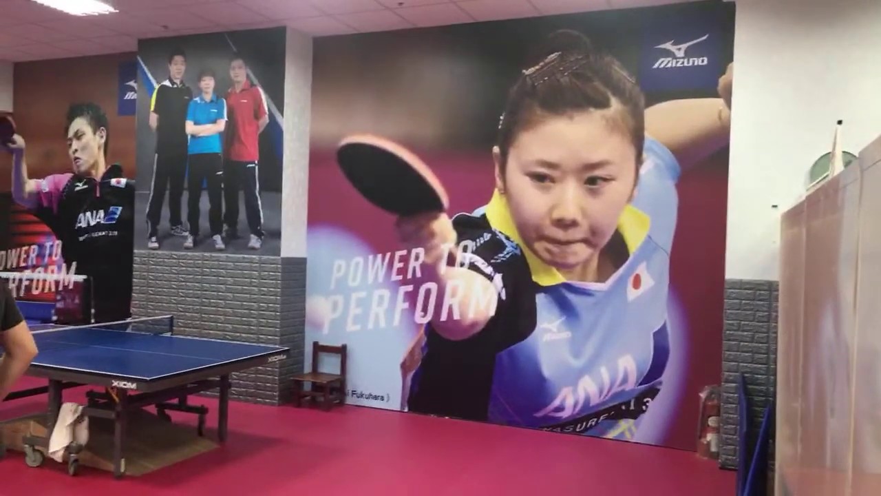 Taoyuan pingpong club ( 桌球馆）Taiwan Table Tennis Selfie Fukuhara Ai
