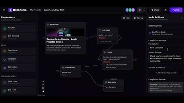 BlinkForm Demo video from Solana Hackathon 