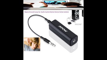 Mpow Ground Loop Car Audio SystemHome Stereo Noise Isolator Review
