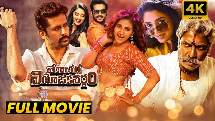 Macherla Niyojakavargam Telugu Super Hit Action Comedy Drama Full Length HD Movie || Matinee Show