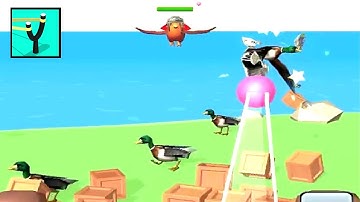 Sling Birds 3D gameplay android, ios levels 21-26 | Gameplay A&I
