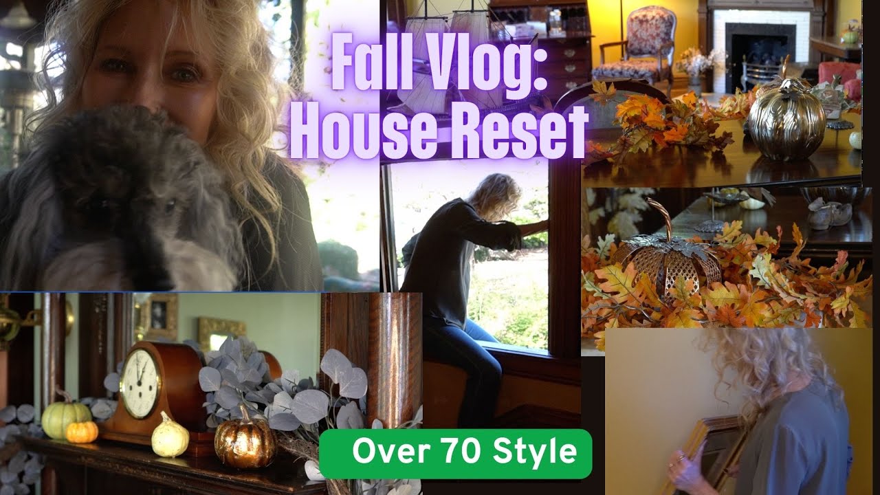 Vlog/Resetting My House/New Items/Climbing On The Roof/Fall Decor