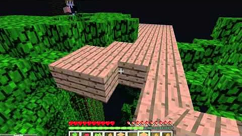 Minecraft:Floating island survival Jungle saga EP2