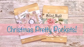 Christmas Pretty Pockets from Scraps!
