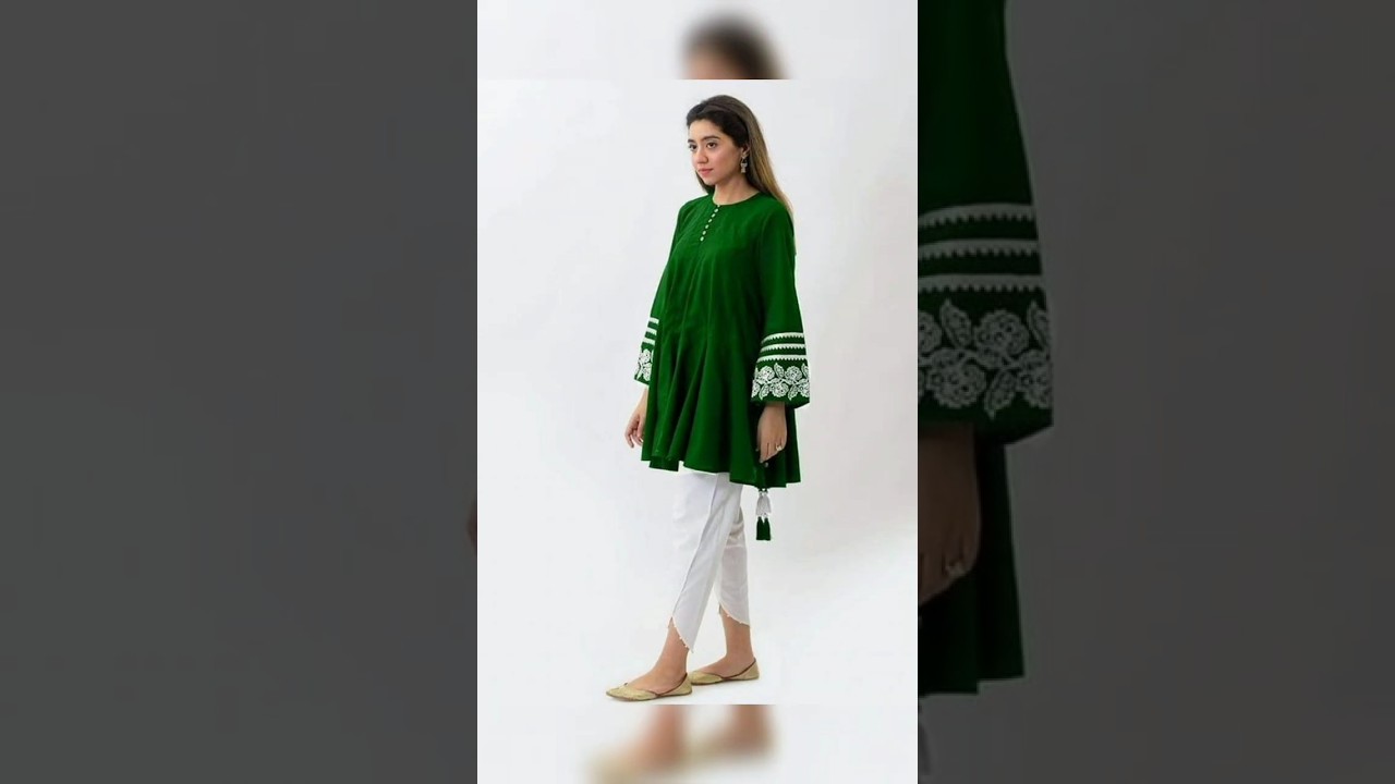 14 August Lawn Suit Collection for Women 🇵🇰 | Ethnic Green & White Dresses 2025" 