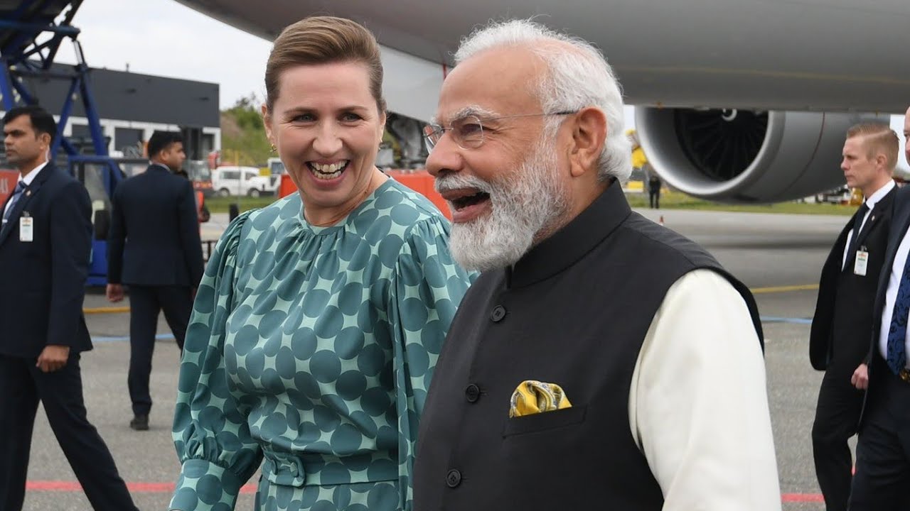 Denmark PM Frederiksen receives PM Modi at Copenhagen airport in special gesture