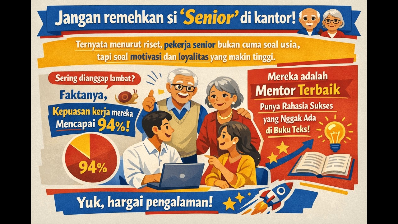 Pekerja Senior  Lambat vs Hebat di Era digitalisasi