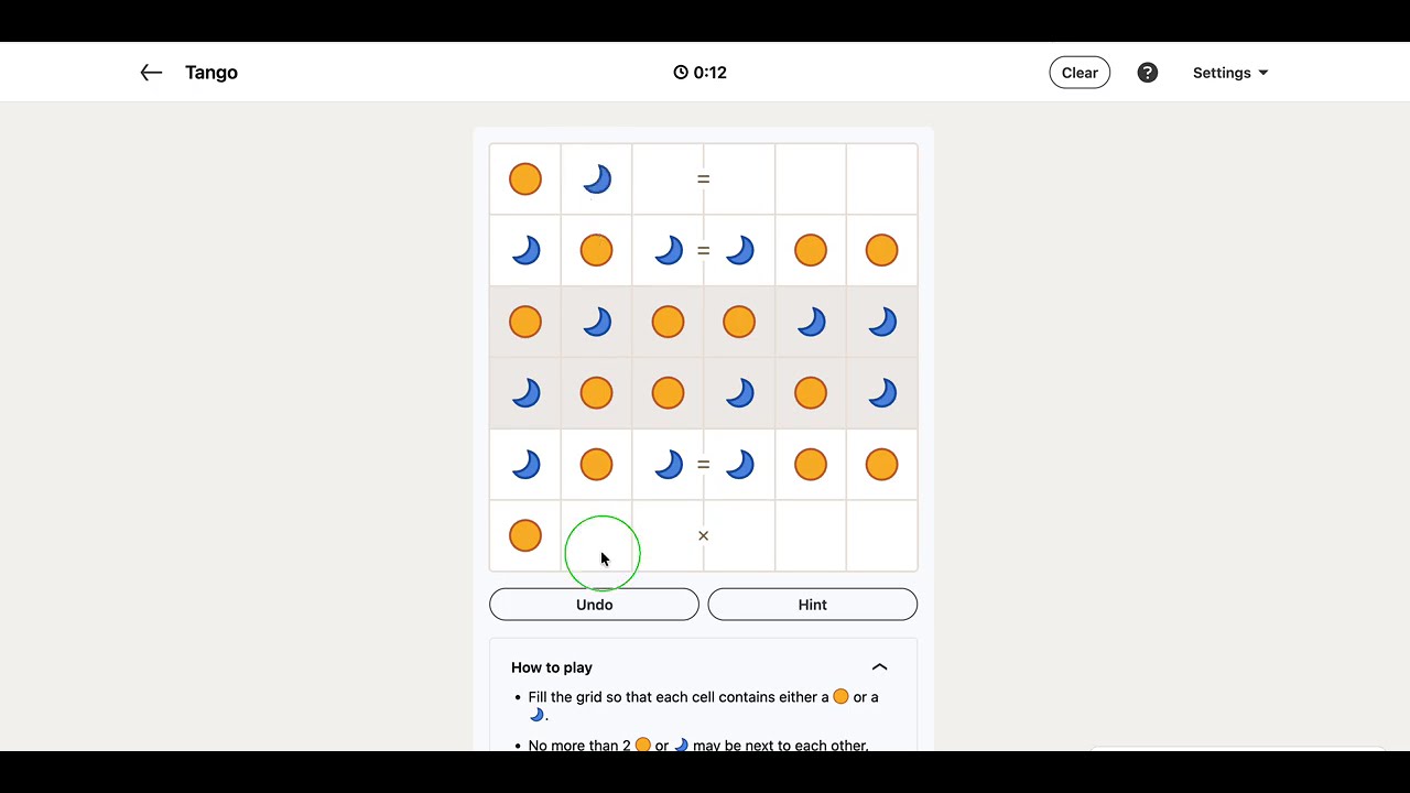 LinkedIn Tango Answer Today - Puzzle #497 | 16 February 2026