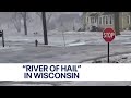 Hail, severe weather hit southeast Wisconsin Tuesday | FOX6 News Milwaukee image