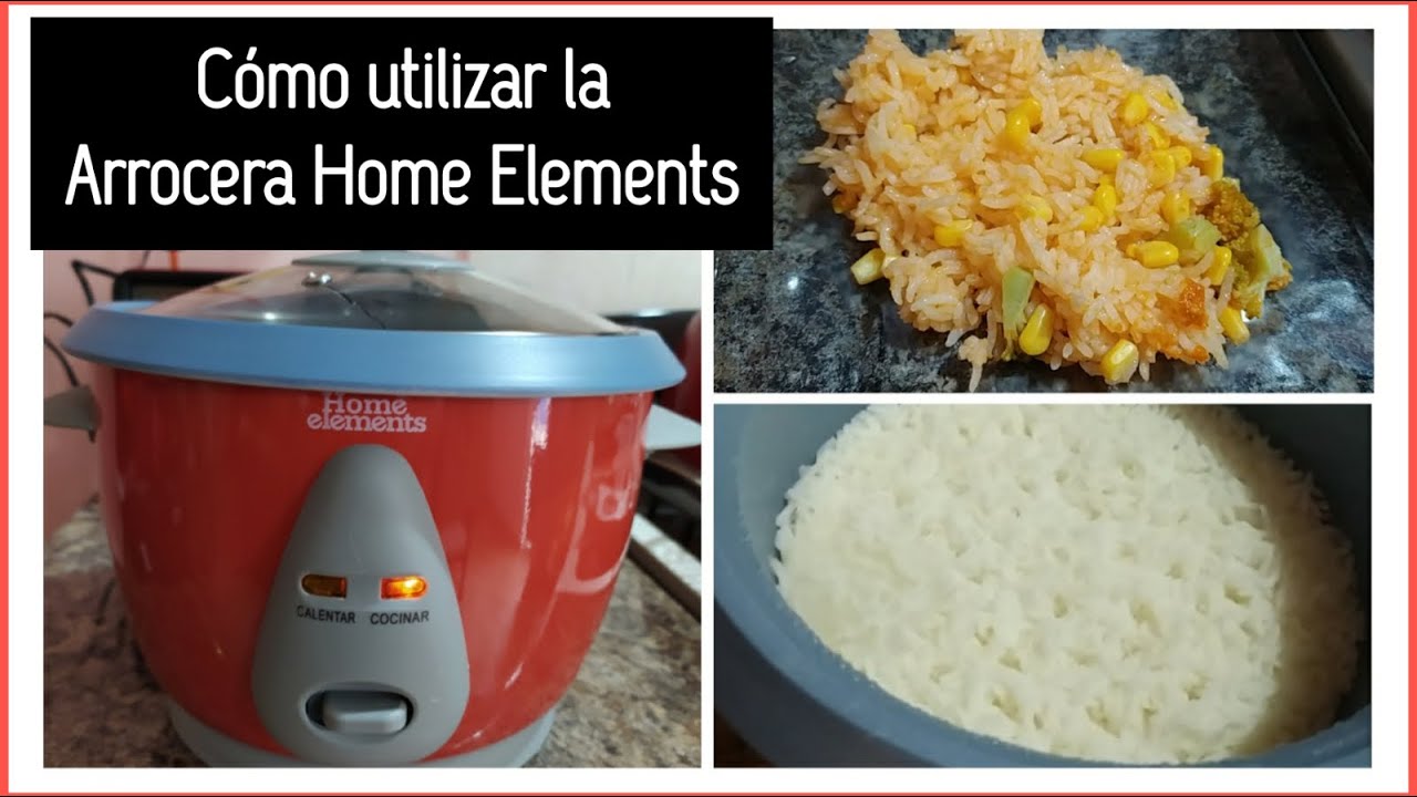 Cómo utilizar la Arrocera Eléctrica Home Elements🤩 YouTube